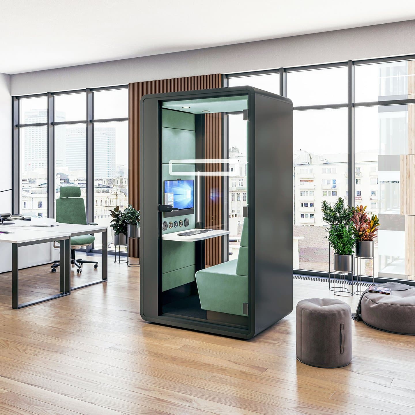 Tackling Noise in Open-Plan Offices: The Smart Solution with Phone Booths